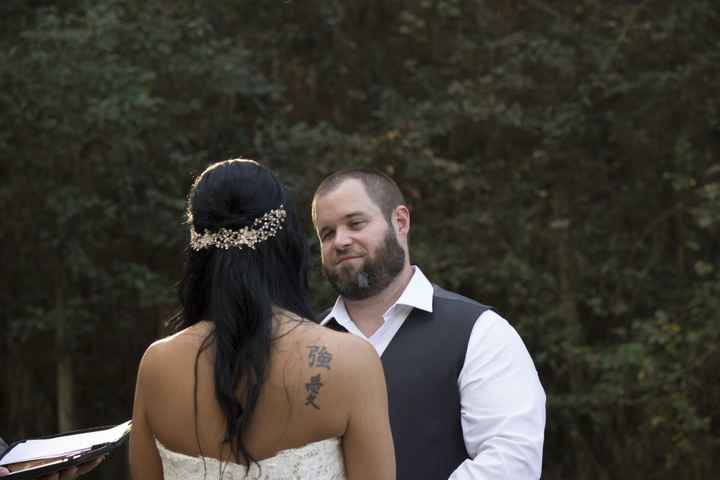BAM!  Back after our wonderful wedding!
