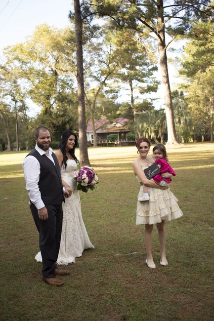 BAM!  Back after our wonderful wedding!