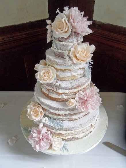 Uniced Wedding Cakes