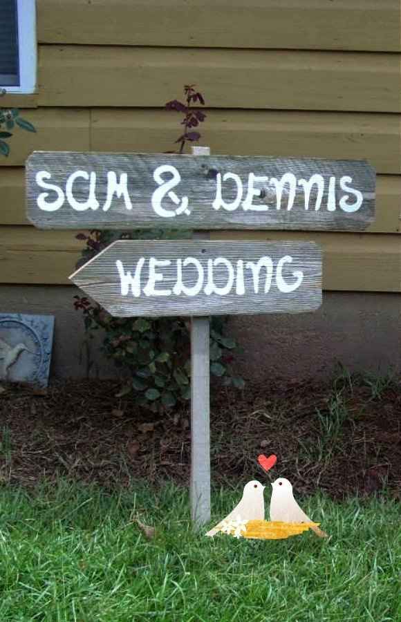 Signs for the Wedding/Reception