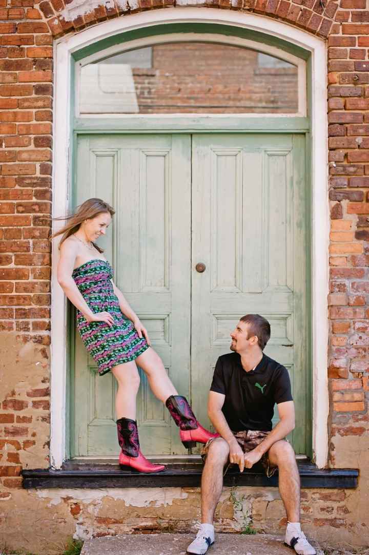 How awkward was your engagement photo session?