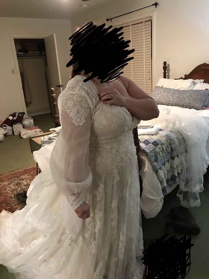 Adding lace sleeves