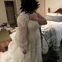 Adding lace sleeves