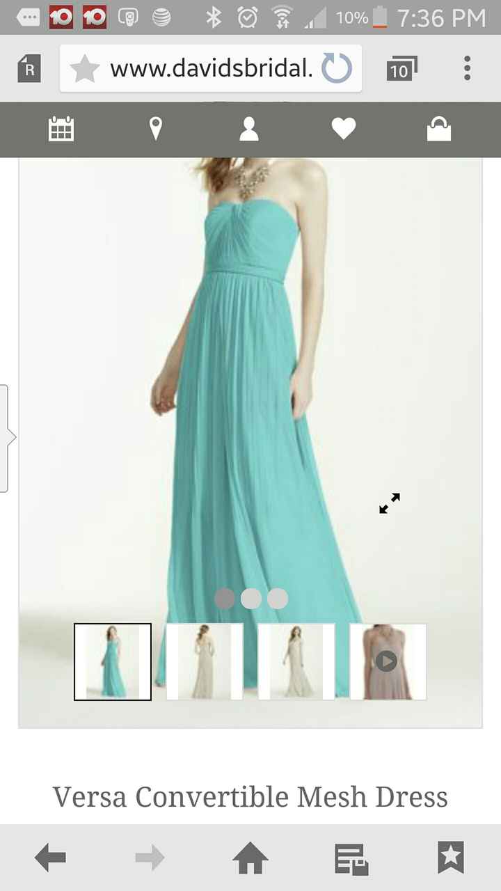 Bridesmaid dresses...what color shoes?