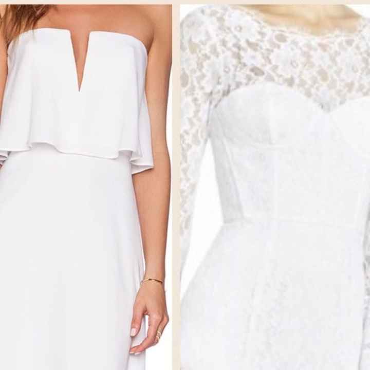 Dress for wedding in February