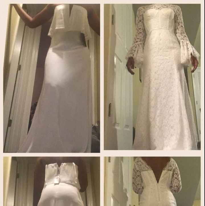 Dress for wedding in February