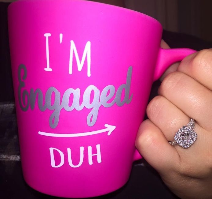 Shameless Mug/Engagement Ring Pics!