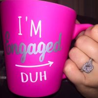 Shameless Mug/Engagement Ring Pics!