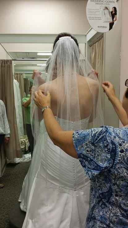 Inexpensive veils & belts