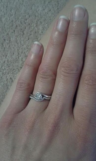 What kind of wedding band for a 3 stone engagement ring?