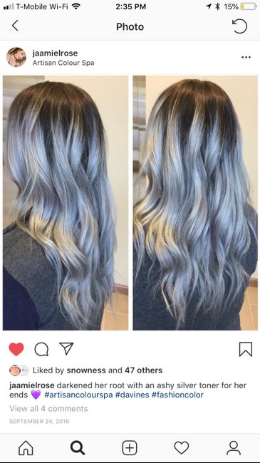 Blue Wedding Hair - 2