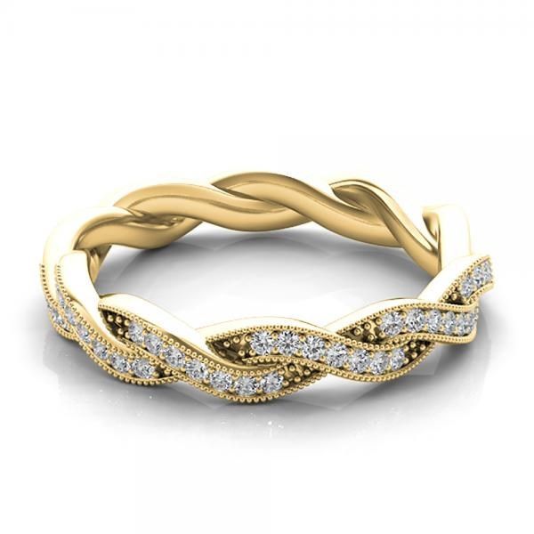 gold twist band