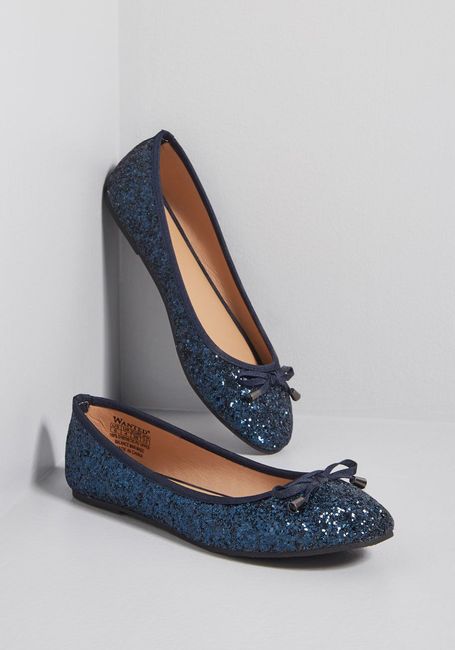 Confident Saunter Glitter Flat
