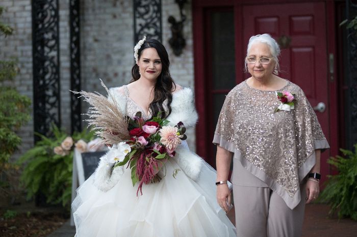 Walking down the aisle 