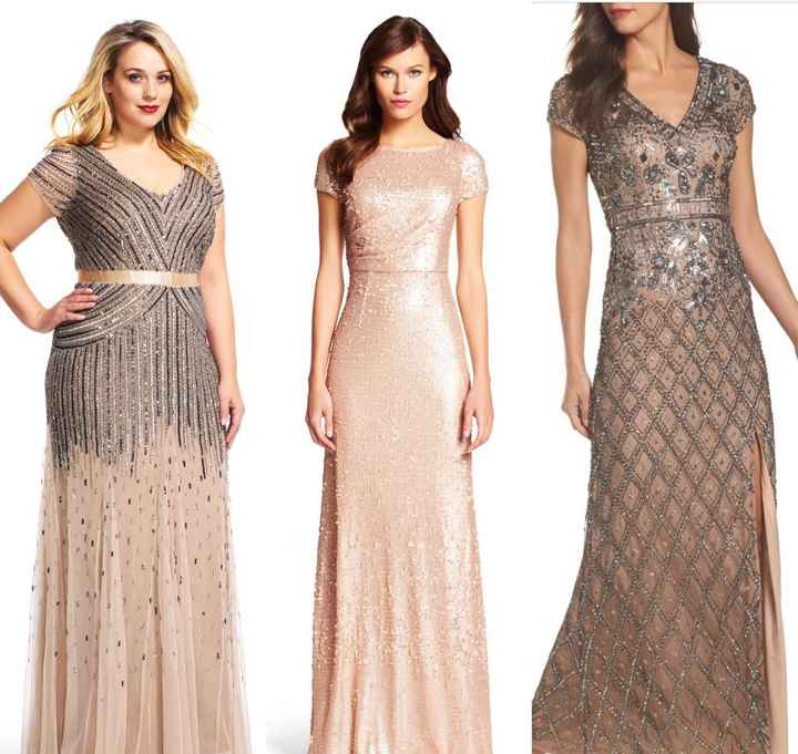 Mismatching bridesmaids - 1