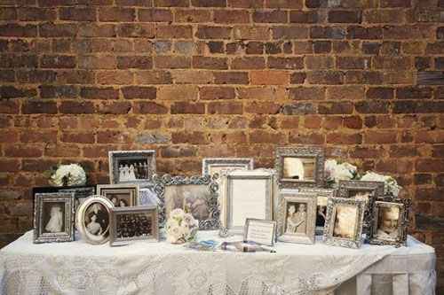 Vintage photos in Ornate frames