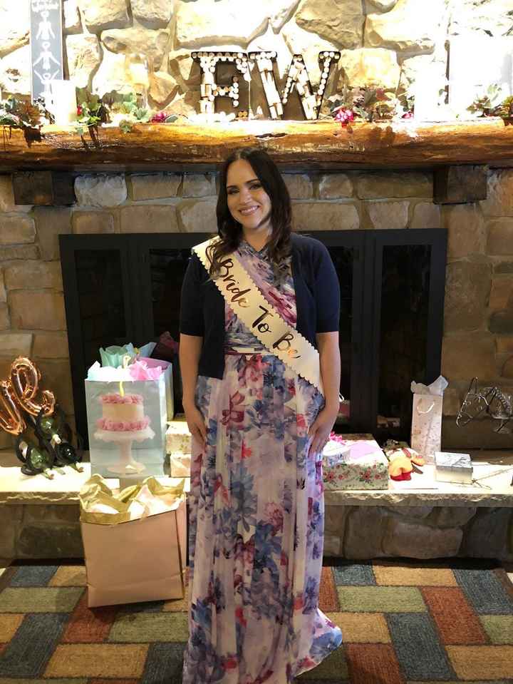 My bridal sash