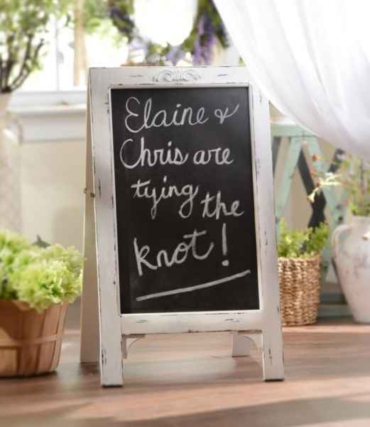 Kirkland Whitewashed Chalkboard