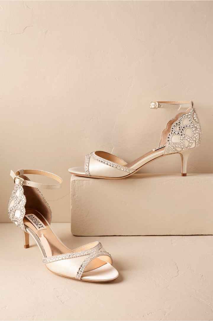 Wedding Shoes: White vs Pop of Color - 1