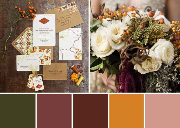 Fall wedding colors - 4