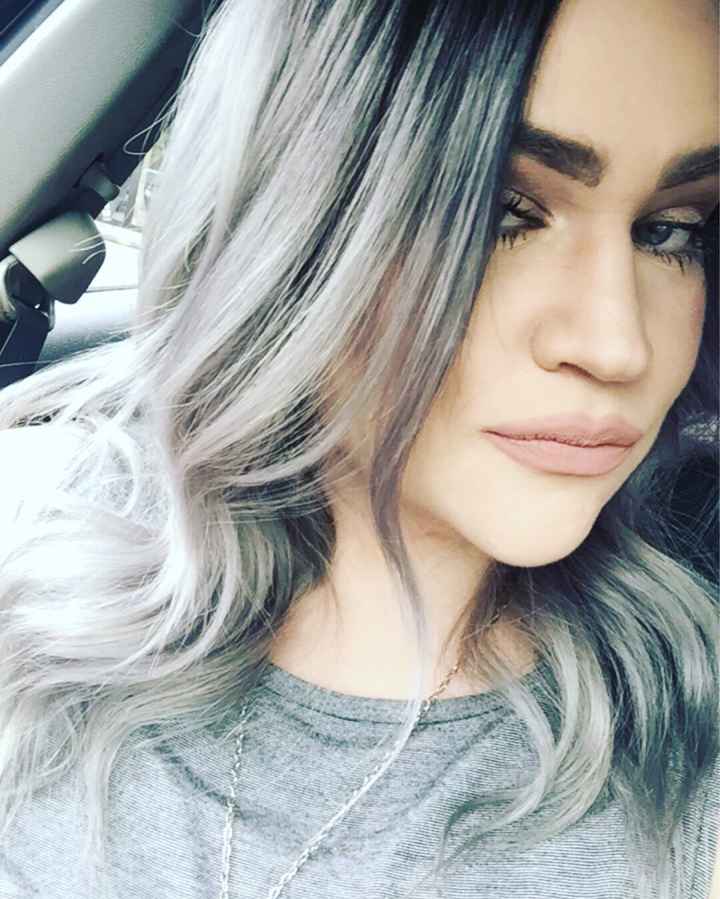 Blue Wedding Hair - 1