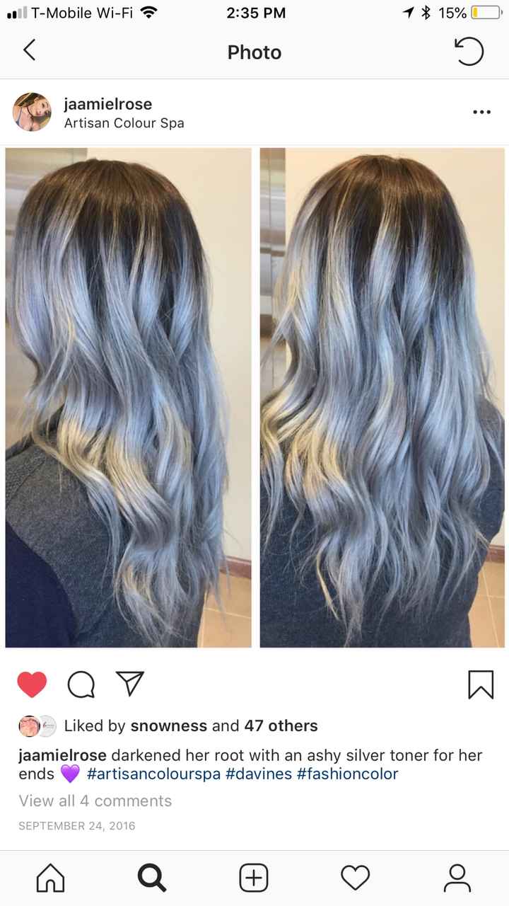 Blue Wedding Hair - 2