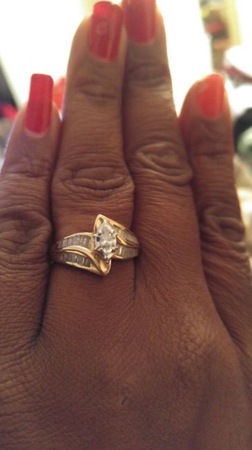 Let's see those beautiful rings lady's!