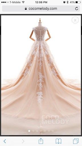 Back of dress