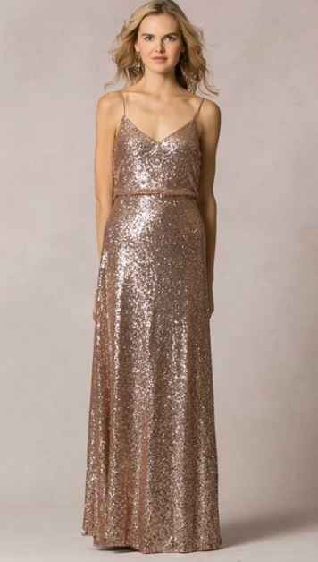 Rose gold bridesmaids dress search