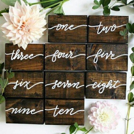 Reception Table Decor