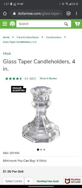 What did you choose for centerpieces? 2