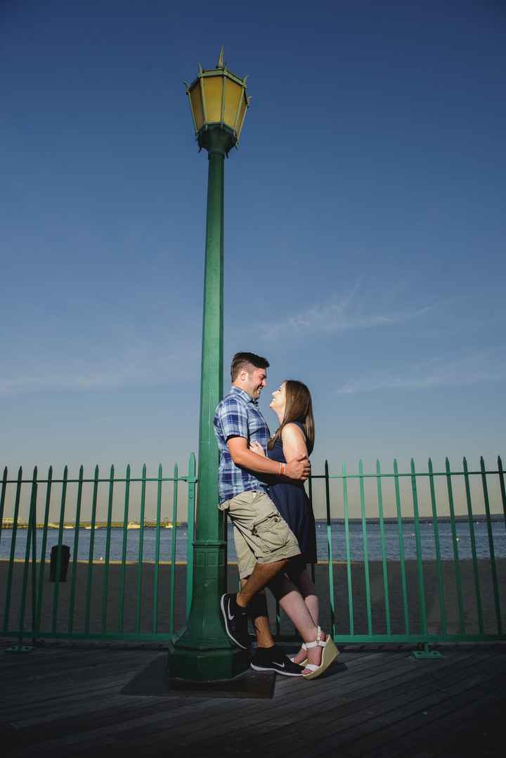 amusement park engagement pics!