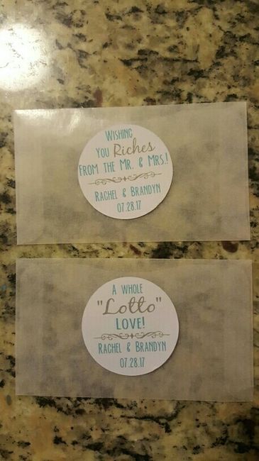 Picking the favors!