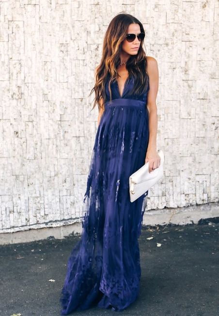 Royal Blue Dress