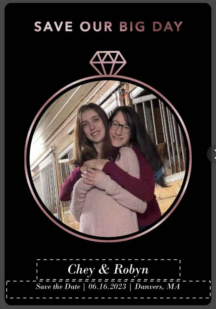 Photo Save-The-Dates? Or No Picture?? - 1