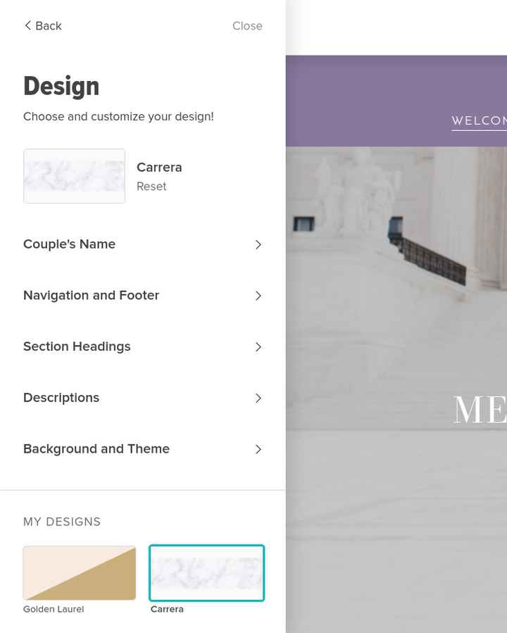 Wedding Website Issues. - 1