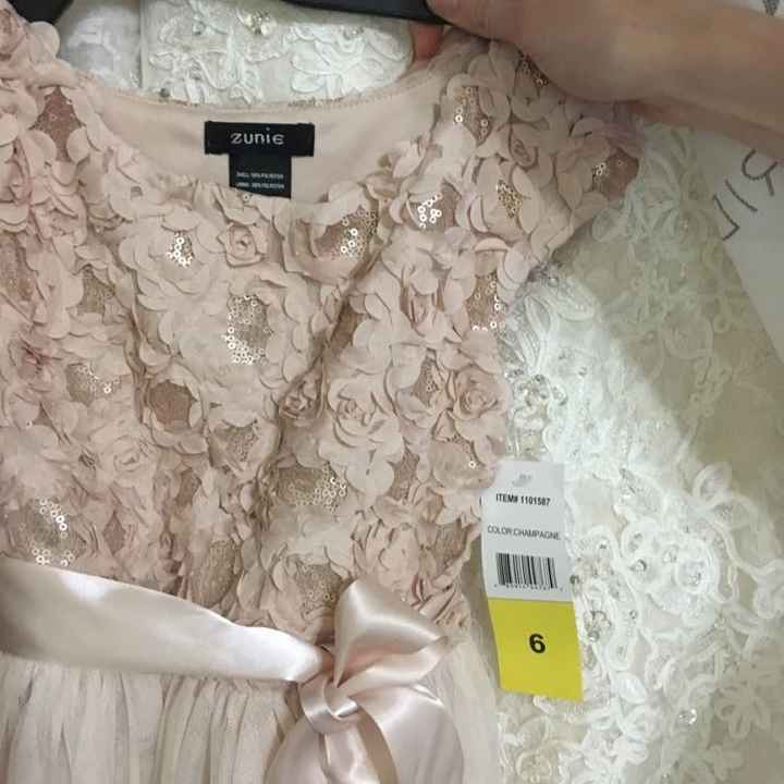 Random Flower girl dress purchase