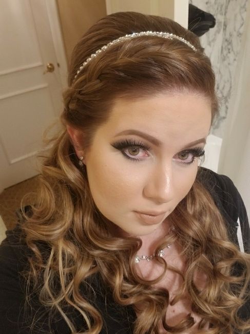 Wedding day hair - 1