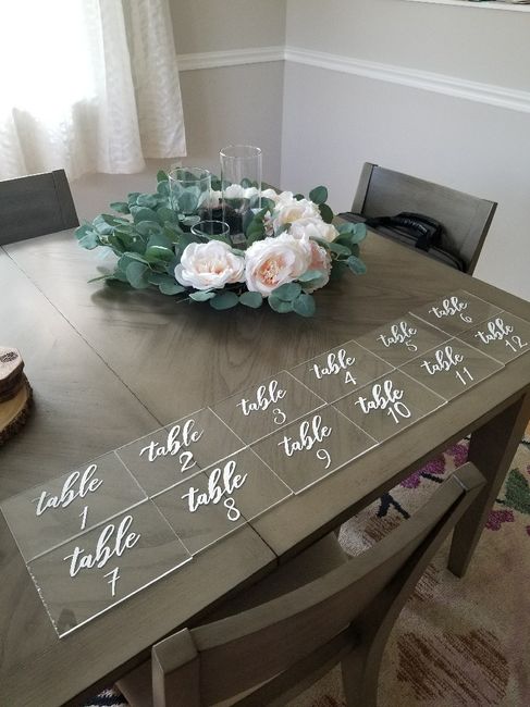 diy Wedding signs & Boutinneires 2