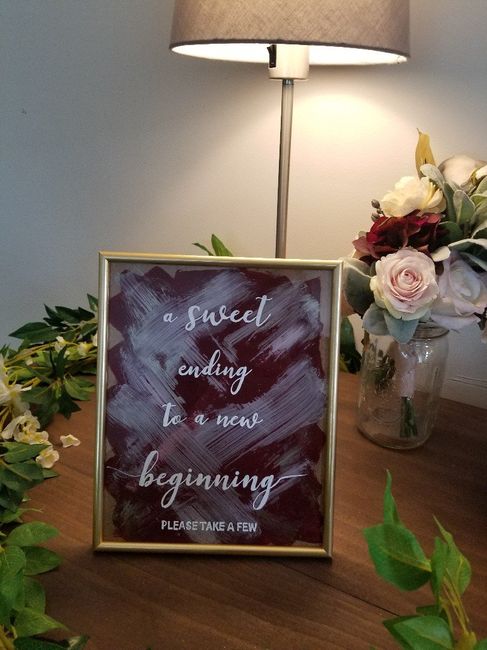 diy Wedding signs & Boutinneires 4