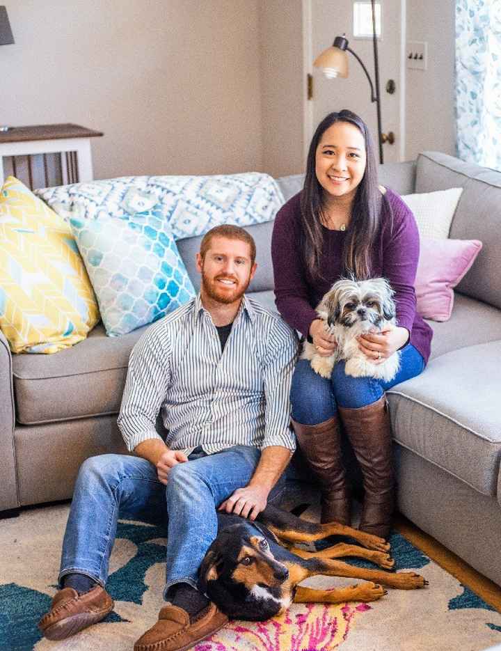 Engagement pics with our pup!!! - 2