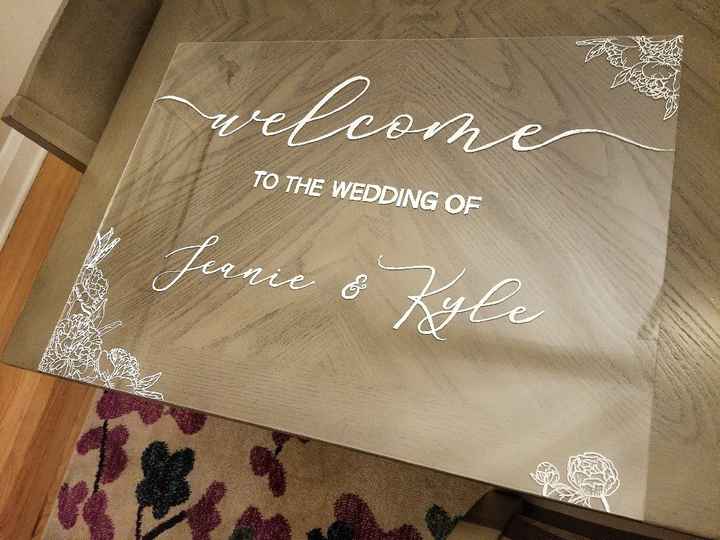 diy Wedding signs & Boutinneires - 1