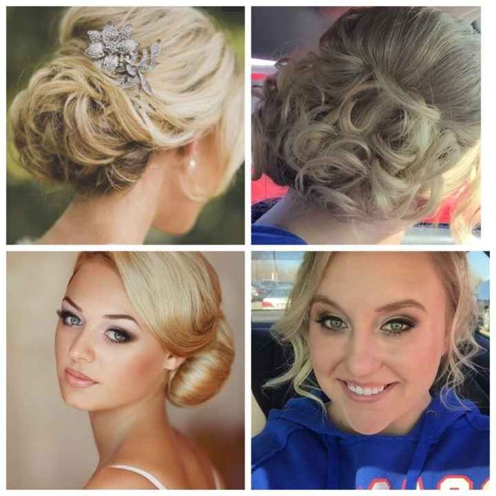 Make up and hair trial photos
