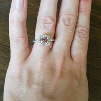 Anyone have a morganite engagement  ring?