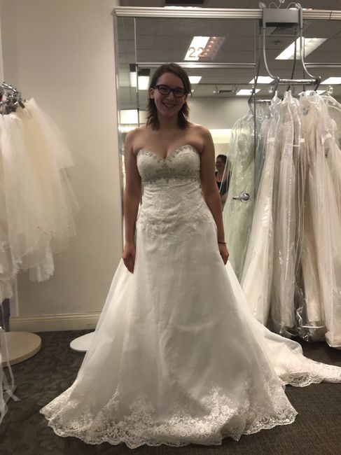 Can i see what your wedding dress looks on you as a size 8-10? 12