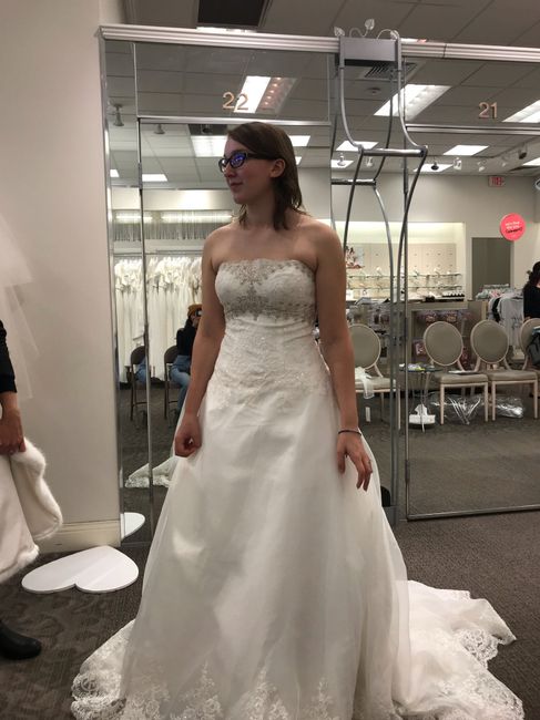 Can i see what your wedding dress looks on you as a size 8-10? 13
