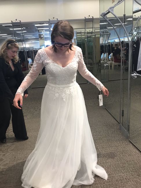 Need help finding A-line dress with sleeves 7