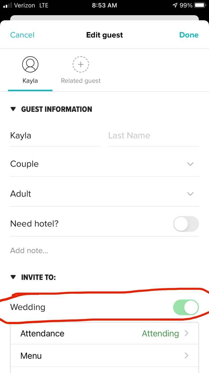 rsvp Troubles for Guests - 1