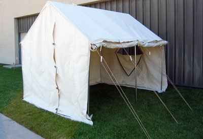 Outdoor wedding tent back-up