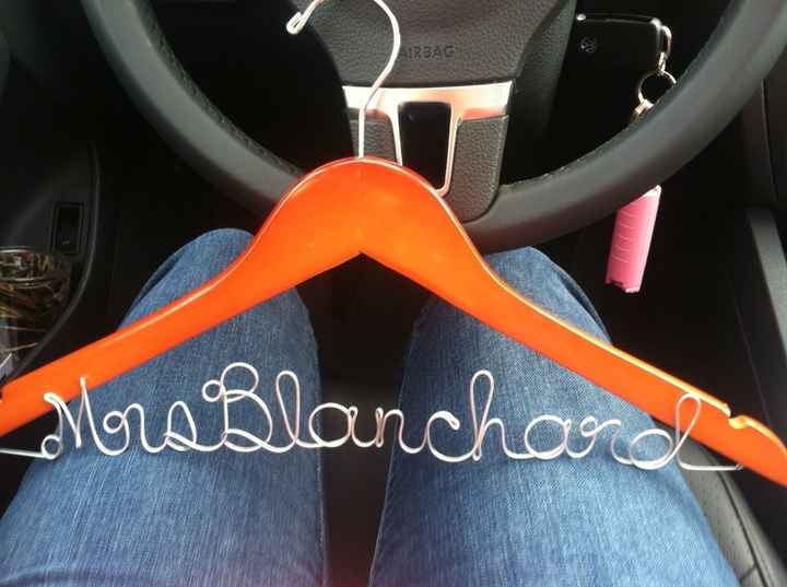 For those of you who ordered the personalized hangers for $4.99 that was posted here a few months ag
